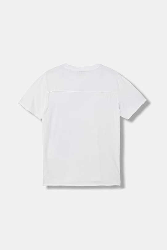 Guess t-shirt bawełniany dziecięcy L6GI02.K8HM4.PPY2.M biały SS26