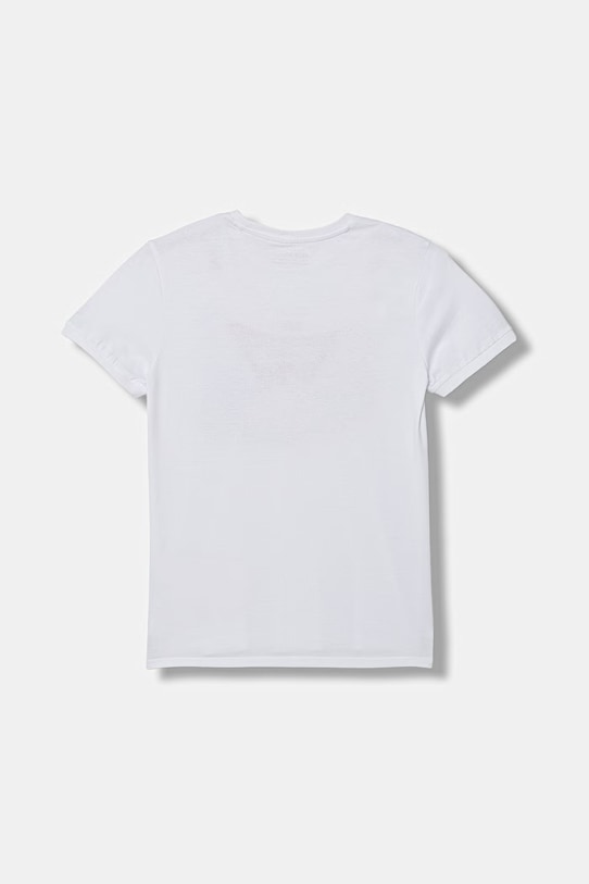 Dětské bavlněné tričko Guess L6GI08.K8HM4.PPY2.M bílá SS26