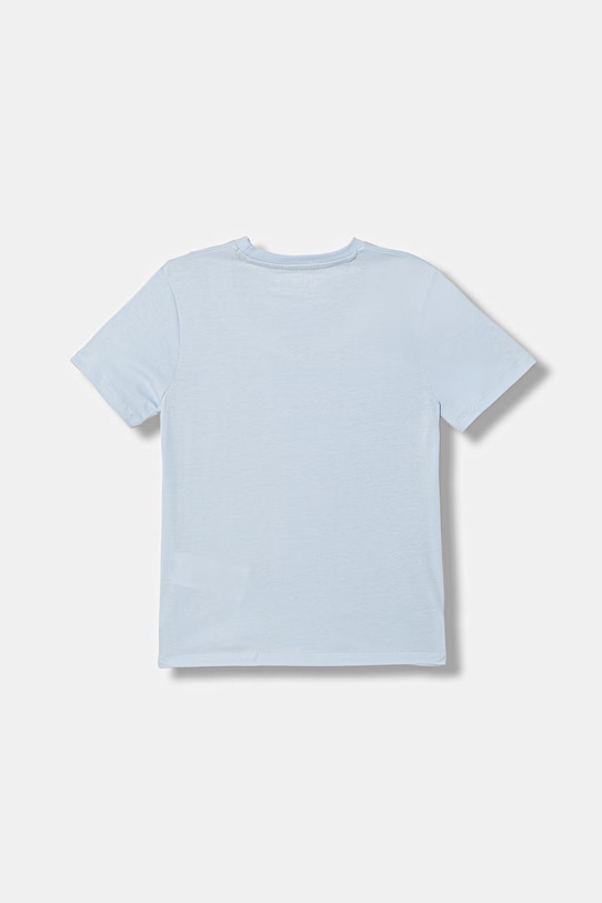 Guess t-shirt bawełniany dziecięcy L6GI09.K8HM4.PPY2.M niebieski SS26