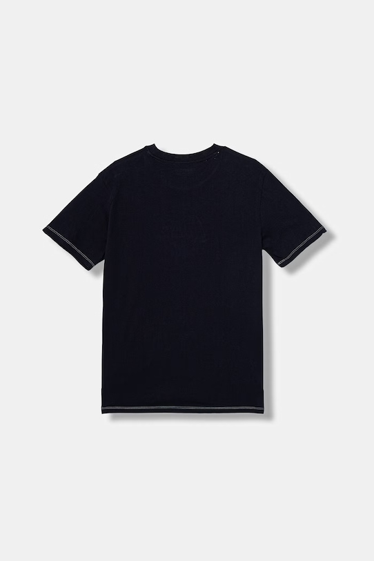 Guess t-shirt bawełniany dziecięcy L6GI06.K8HM4.PPY2.M granatowy SS26