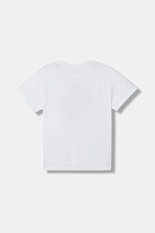 Guess t-shirt bawełniany L6GI10.K8HM4.PPY2.M biały SS26