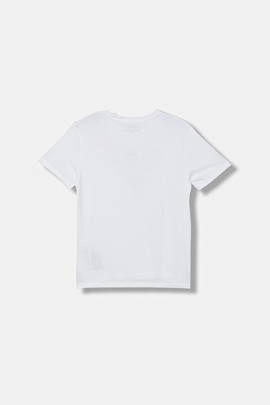Guess t-shirt dziecięcy bawełniany L6GI25.K8HM4.PPY2.M biały SS26