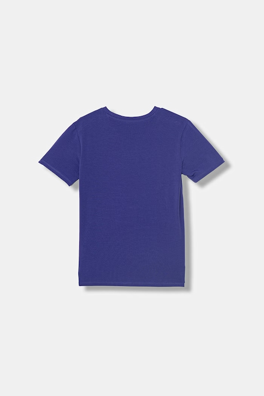 Guess t-shirt dziecięcy bawełniany z elastanem L6GI27.J1314.PPY2.M fioletowy SS26