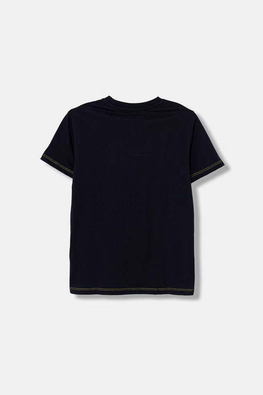 Guess t-shirt bawełniany dziecięcy N6GI07.K8HM4.PPY2.M granatowy SS26