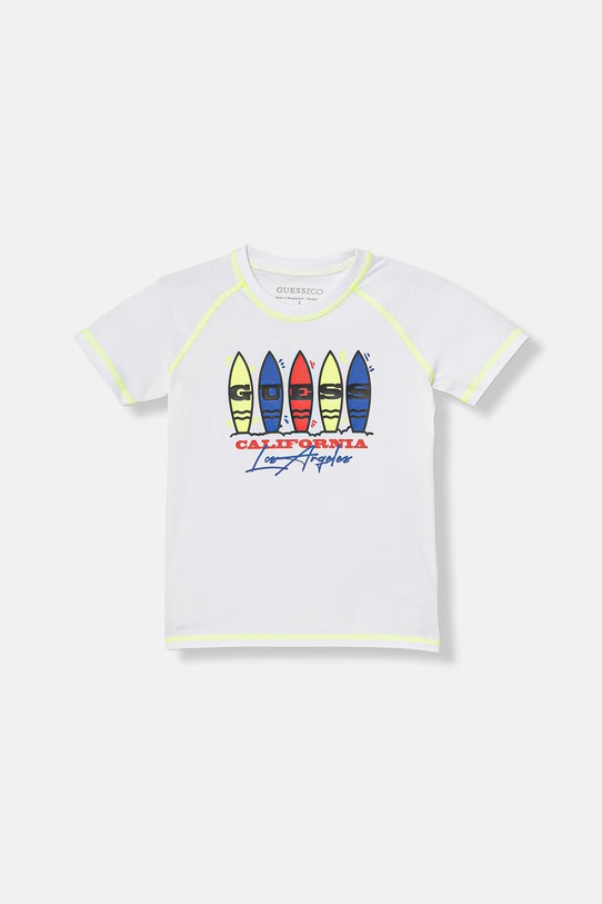 Guess t-shirt dziecięcy bawełniany biały N6GI19.K8HM4.PPY2.M