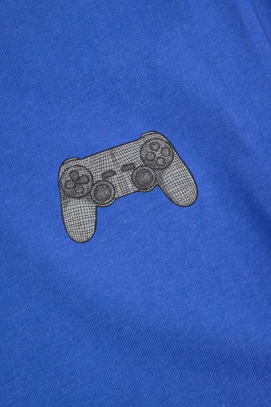 Детска памучна тениска Coccodrillo виолетов WC6143226VBA