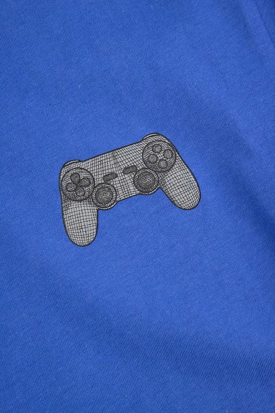 Детска памучна тениска Coccodrillo виолетов WC6143226VBA