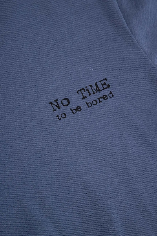 Детска памучна тениска Coccodrillo син WC6143230VBA