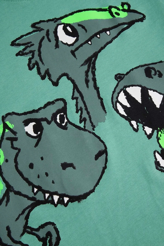 Dětské bavlněné tričko Coccodrillo zelená WC6143235VBA