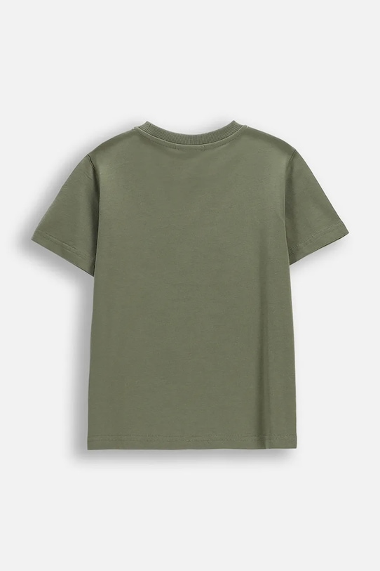 Dětské bavlněné tričko Coccodrillo WC6143205FBK zelená SS26
