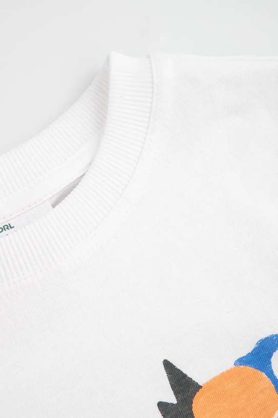 CHLAPEC Dětské tričko Coccodrillo WC6143201RBK bílá
