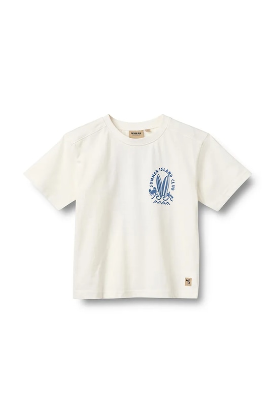 Wheat t-shirt dziecięcy bawełniany 2091.012.GOTS biały SS26