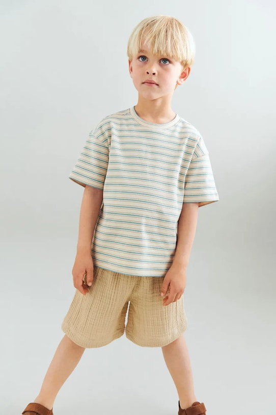 Wheat t-shirt dziecięcy bawełniany beżowy 2099.103.GOTS