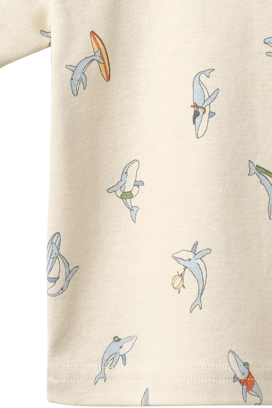 Wheat t-shirt niemowlęcy bawełniany 2-pack 6136.193.GOTS beżowy