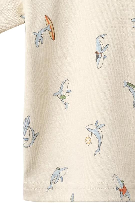 Wheat t-shirt niemowlęcy bawełniany 2-pack 6136.193.GOTS beżowy