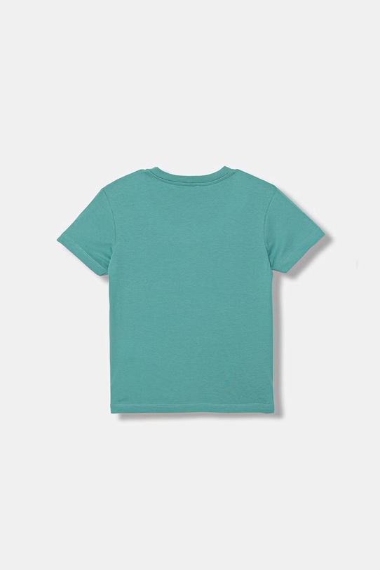 United Colors of Benetton T-shirt dziecięcy bawełniany 3I1XC10SJ.G.Stagionale turkusowy SS26