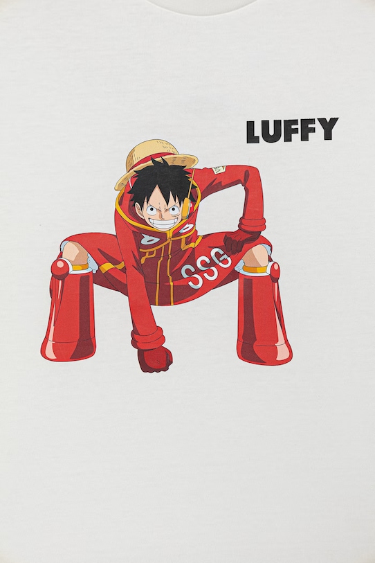 Chłopiec United Colors of Benetton t-shirt dziecięcy bawełniany 3MI5C10S9.G.Stagionale biały