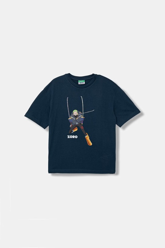 United Colors of Benetton tričko detské bavlnené tmavomodrá 3MI5C10S9.G.Stagionale