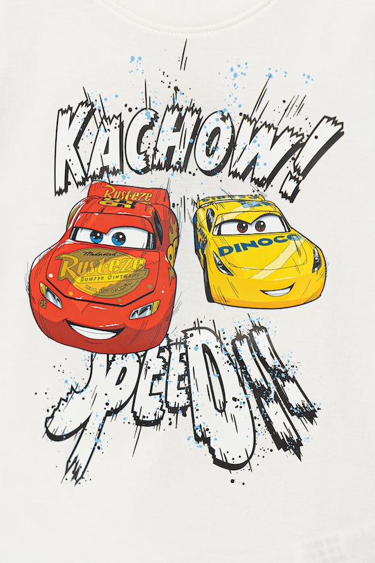 Chłopiec United Colors of Benetton t-shirt dziecięcy bawełniany 3MI5G10LX.P.Stagionale biały