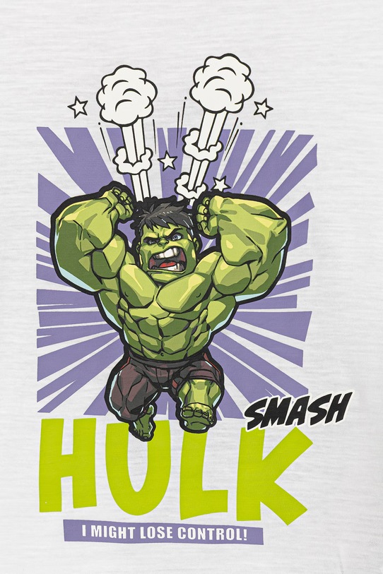 Chłopiec United Colors of Benetton t-shirt dziecięcy bawełniany 3SDLG10ML.P.Stagionale biały