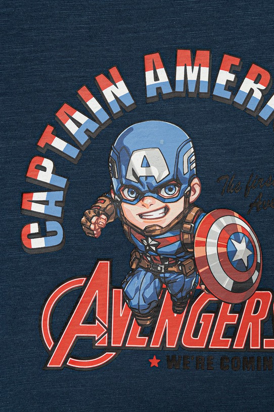 Αγορίστικα United Colors of Benetton t-shirt παιδικό βαμβακερό 3SDLG10ML.P.Stagionale σκούρο μπλε