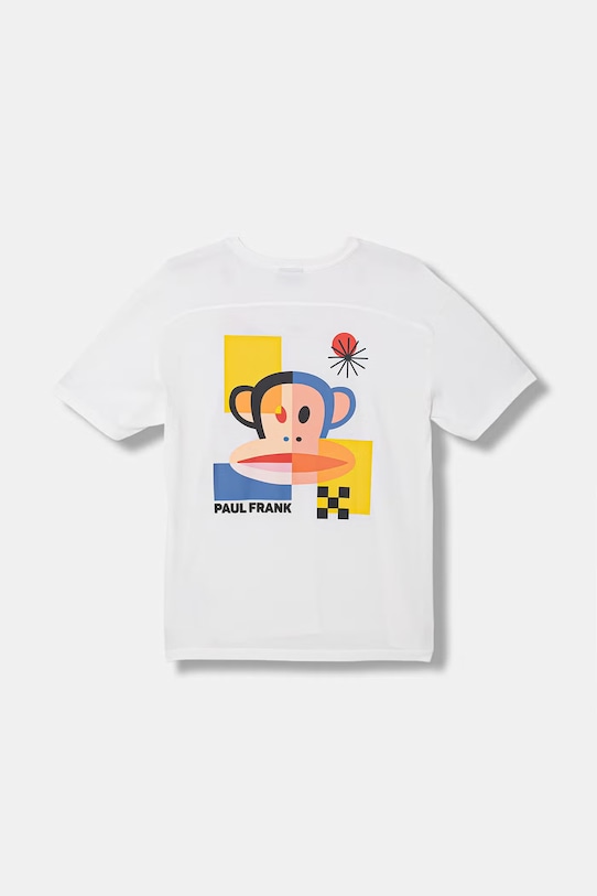 United Colors of Benetton tričko detské bavlnené 3I1XC10TC.G.Stagionale biela SS26