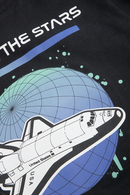 Coccodrillo Majica za djecu od pamuka crna WC6143221LBD