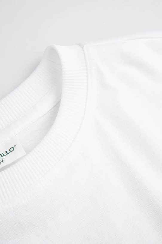 Dječaci Coccodrillo majica za djecu od pamuka WC6143211LBD bijela