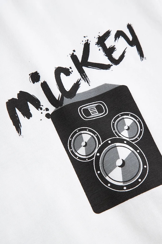 Coccodrillo t-shirt dziecięcy bawełniany biały WC6143211LBD