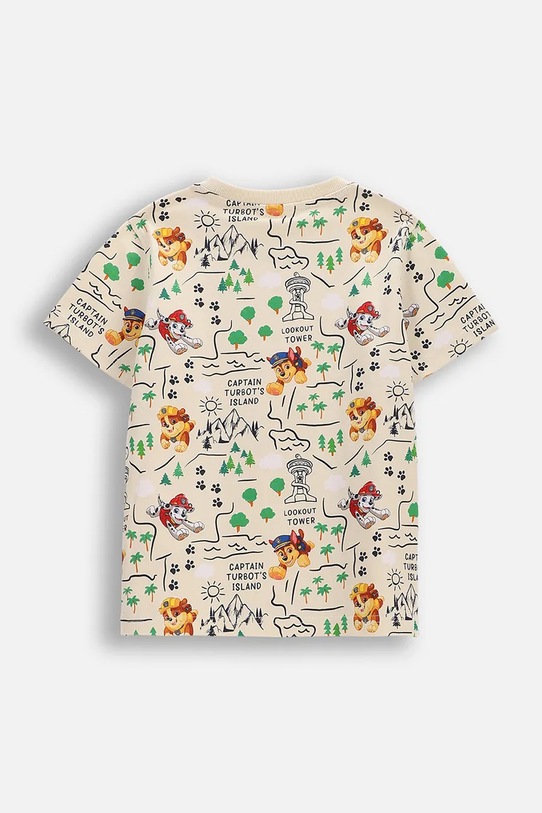 Coccodrillo T-shirt παιδικό βαμβακερό WC6143201LBD μπεζ SS26