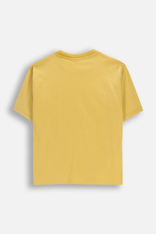 Coccodrillo T-shirt παιδικό βαμβακερό WC6143206FBJ κίτρινο SS26