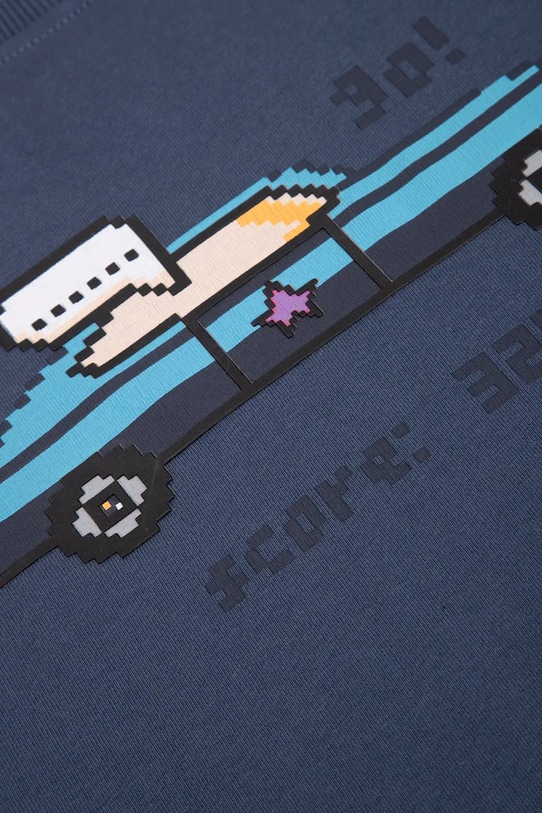 Coccodrillo T-shirt παιδικό βαμβακερό μπλε WC6143201MBK