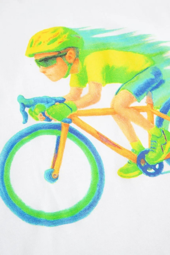 Coccodrillo t-shirt Γυναικείο βαμβακερό λευκό WC6143201VBB