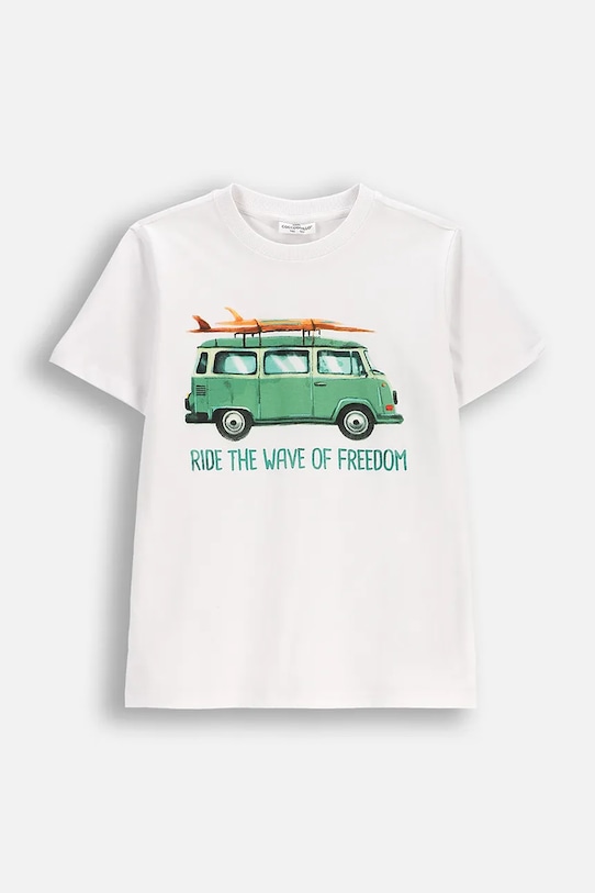 Coccodrillo tričko detské bavlnené biela WC6143205VBB