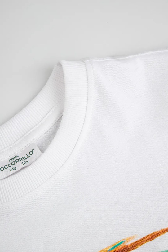 Chlapec Coccodrillo tričko detské bavlnené WC6143205VBB biela
