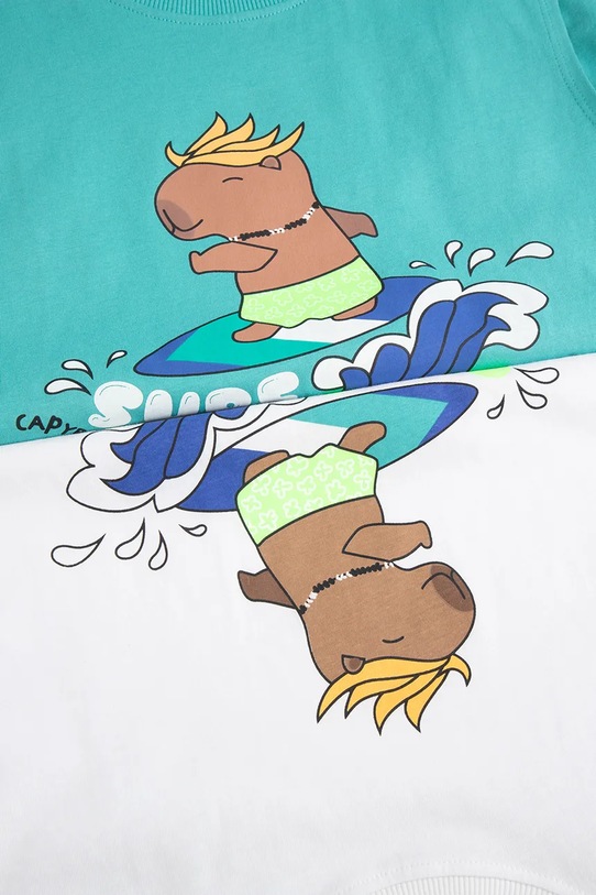 Coccodrillo τοπ Γυναικείο βαμβακερό WC6143302VBB λευκό