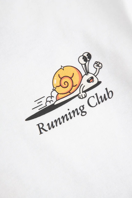 Coccodrillo T-shirt dziecięcy bawełniany biały WC6143202IBK