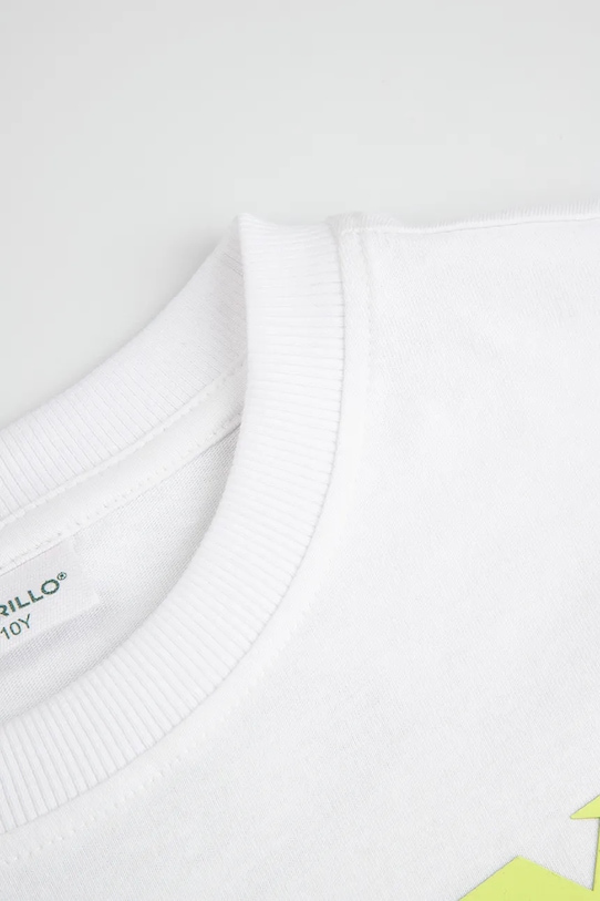 Αγορίστικα Coccodrillo t-shirt παιδικό βαμβακερό WC6143203HBJ λευκό