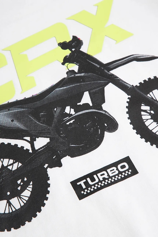 Coccodrillo t-shirt παιδικό βαμβακερό λευκό WC6143203HBJ