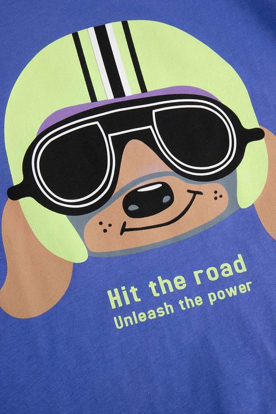 Coccodrillo tričko detské bavlnené modrá WC6143205HBK