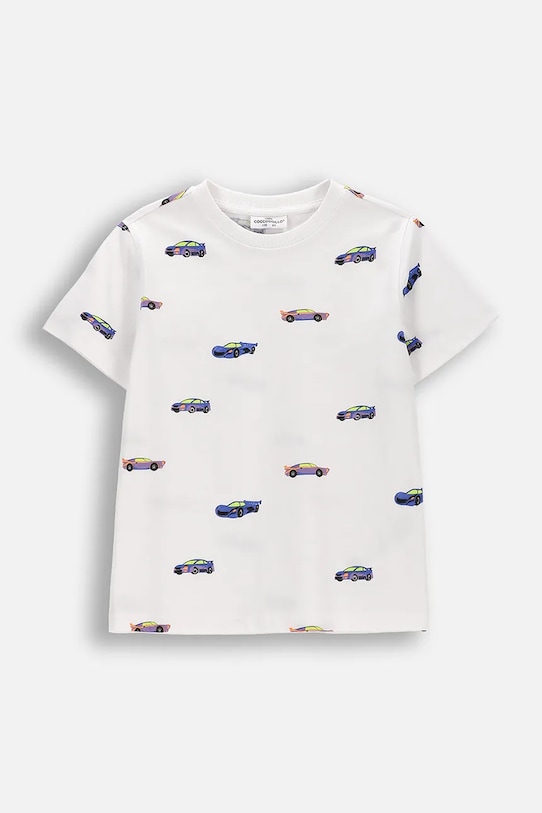 Coccodrillo t-shirt παιδικό βαμβακερό λευκό WC6143206HBK