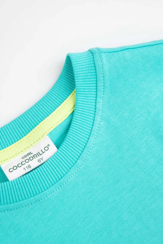 Dječaci Coccodrillo majica za djecu od pamuka WC6143201TBK plava