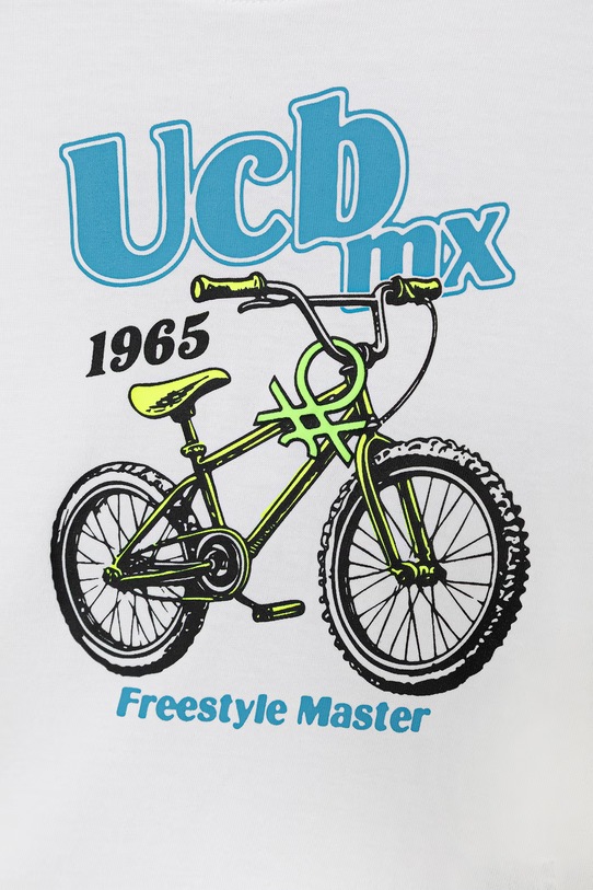 CHLAPEC United Colors of Benetton tričko dětské bavlněné 3I1XG10MX.P.seasonal bílá