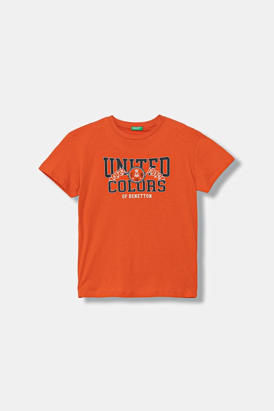 United Colors of Benetton футболка для детей из хлопка оранжевый 3I1XC10TF.G.seasonal