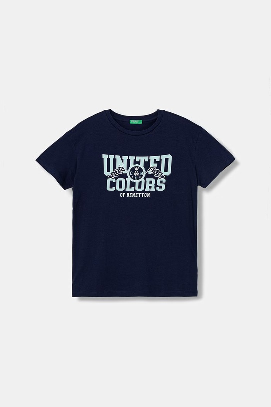 United Colors of Benetton tričko dětské bavlněné námořnická modř 3I1XC10TF.G.seasonal