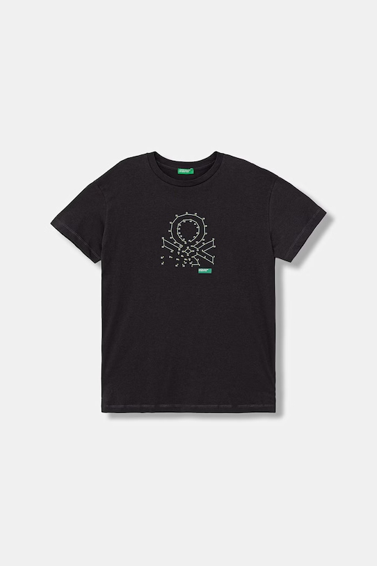 United Colors of Benetton tricou pentru copii, din bumbac gri 3I1XC10TF.G.seasonal