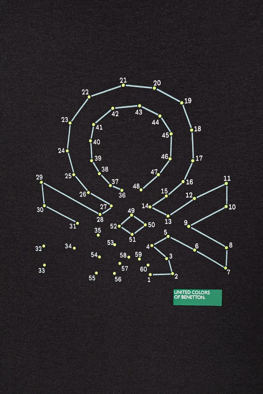 Băieți United Colors of Benetton tricou pentru copii, din bumbac 3I1XC10TF.G.seasonal gri