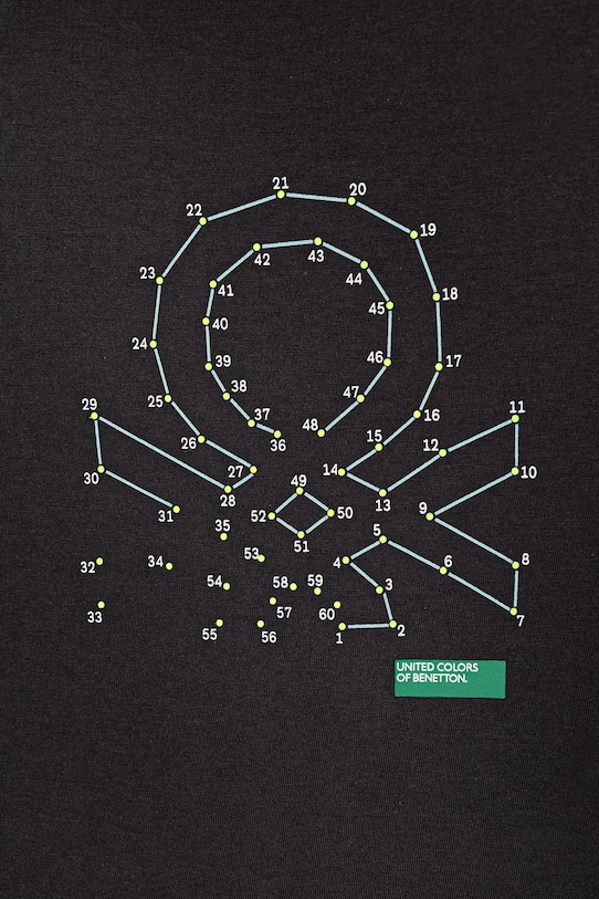 Băieți United Colors of Benetton tricou pentru copii, din bumbac 3I1XC10TF.G.seasonal gri