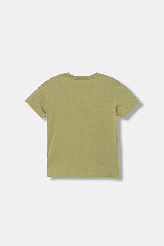 United Colors of Benetton tricou pentru copii din bumbac 3I1XC10TF.G.seasonal verde SS26