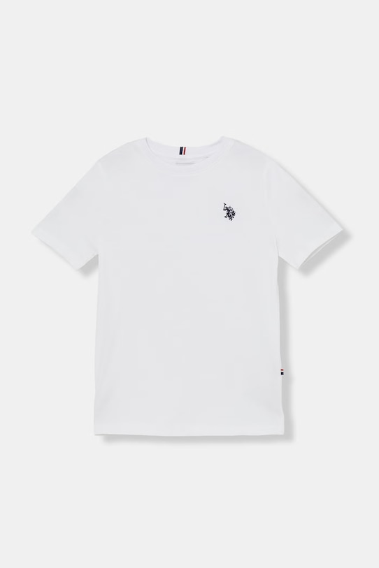 U.S. Polo Assn. tričko dětské bavlněné USP2374 bílá SS26